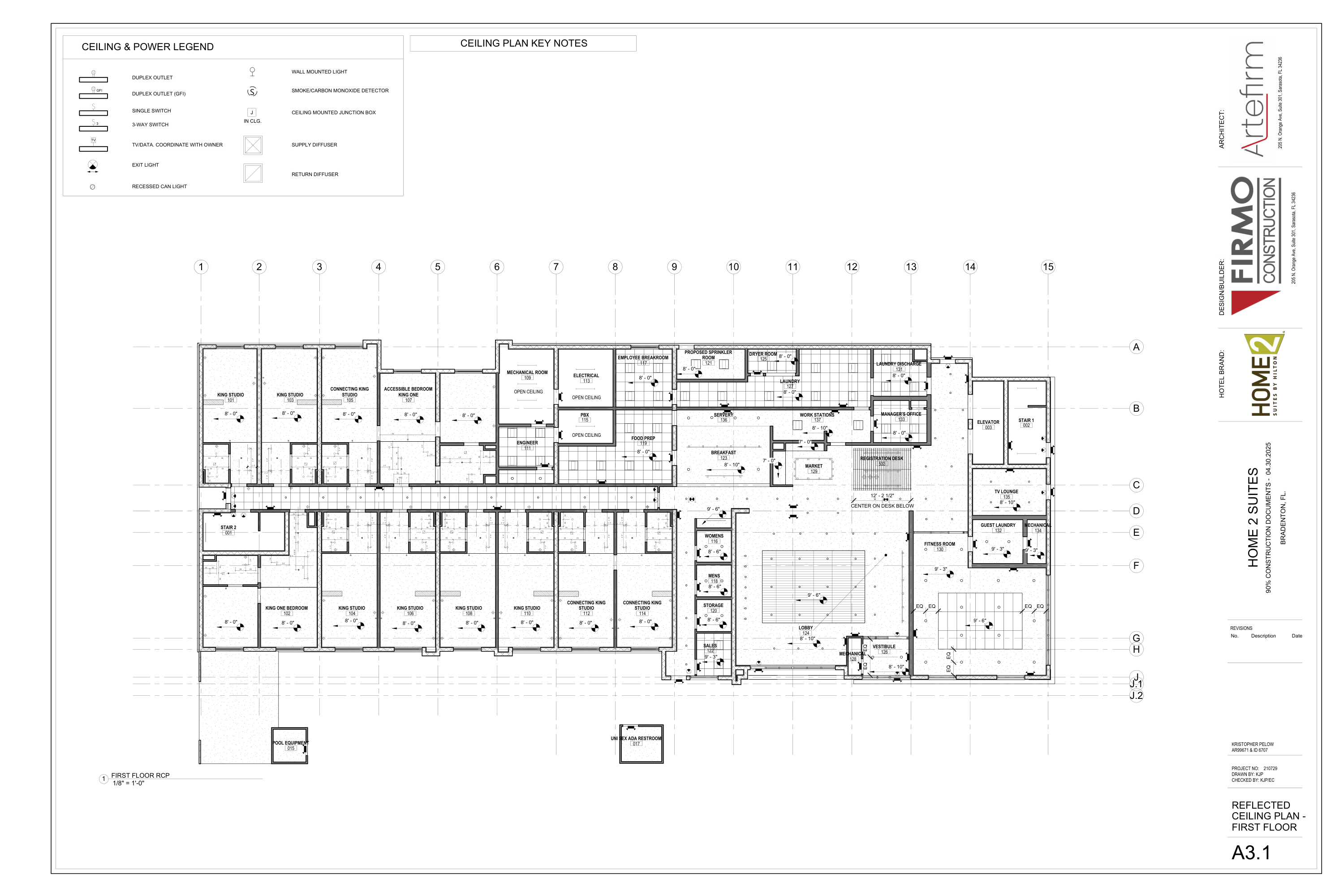 A3.1 First Floor Reflected Ceiling Plan original source