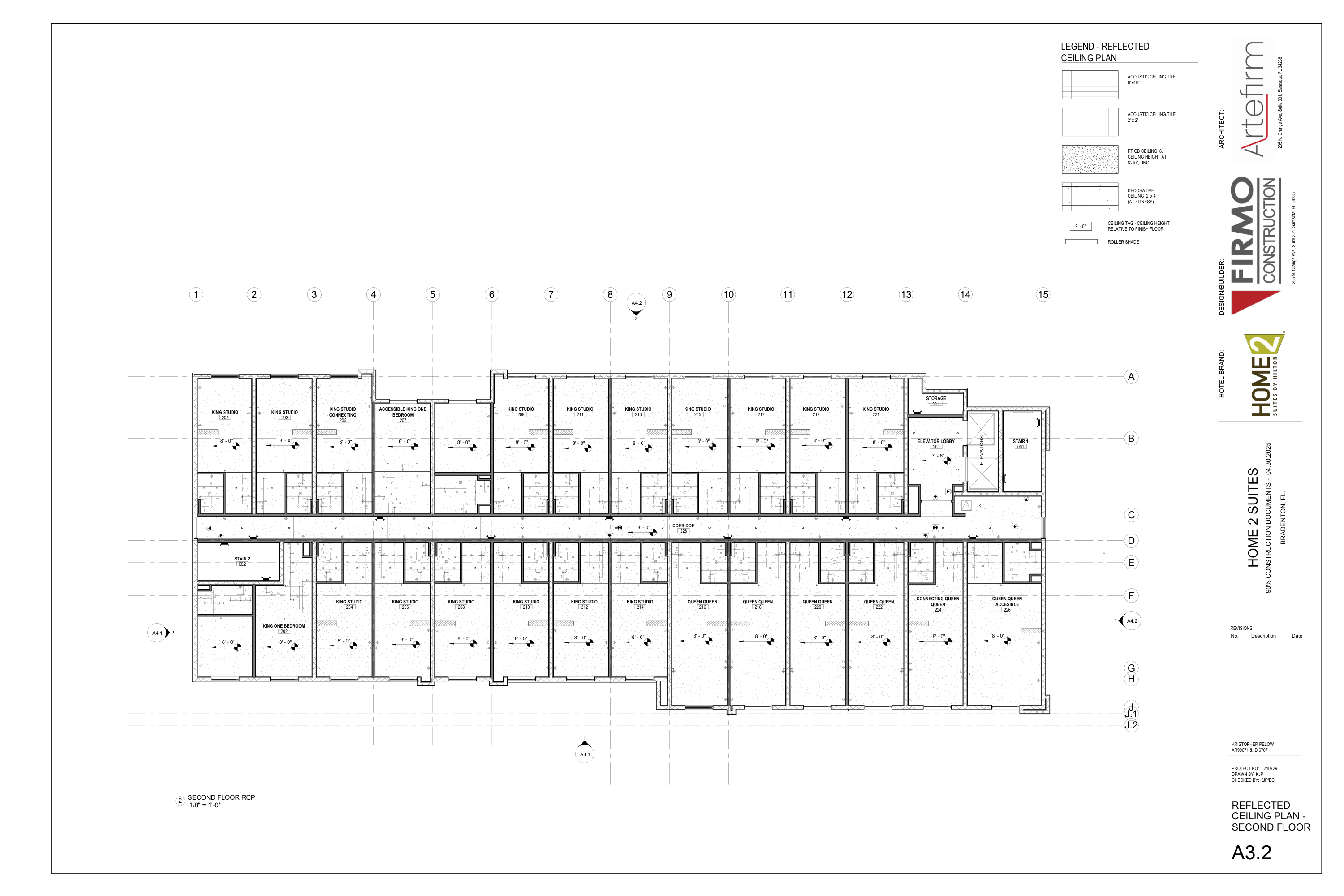 A3.2 Second Floor Reflected Ceiling Plan original source