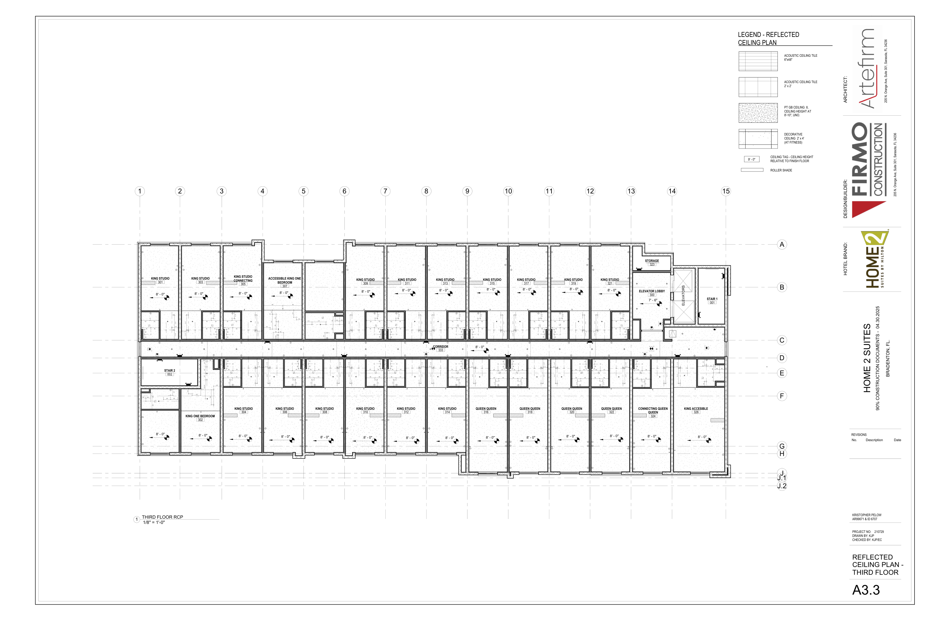 A3.3 Third Floor Reflected Ceiling Plan original source