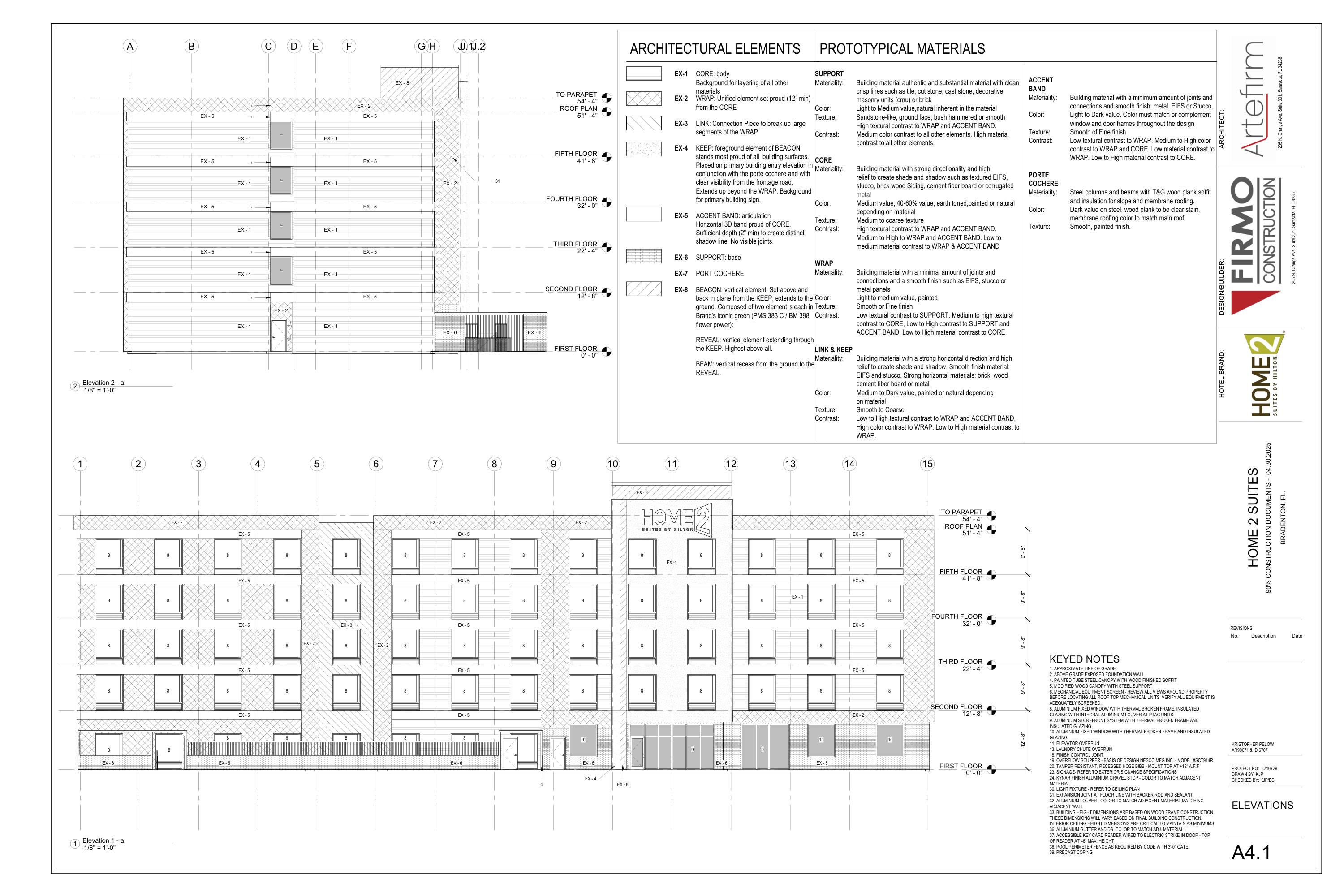 A4.1 Exterior Elevations 1 and 2 original source