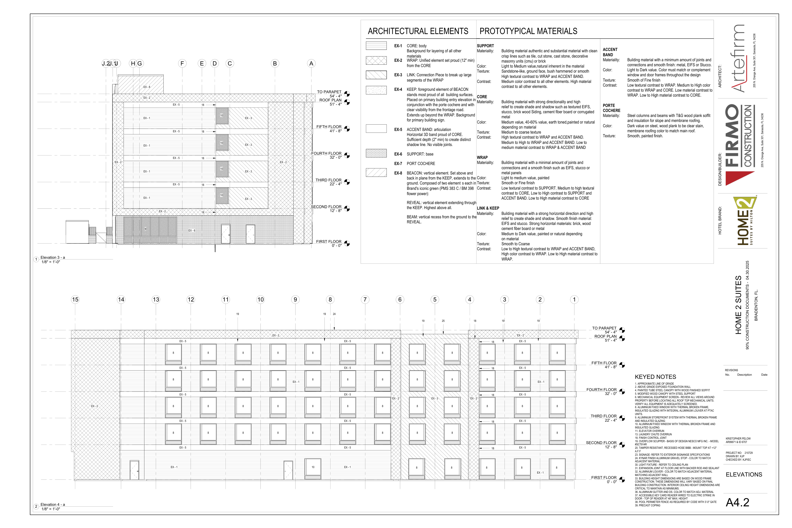 A4.2 Exterior Elevations 3 and 4 original source
