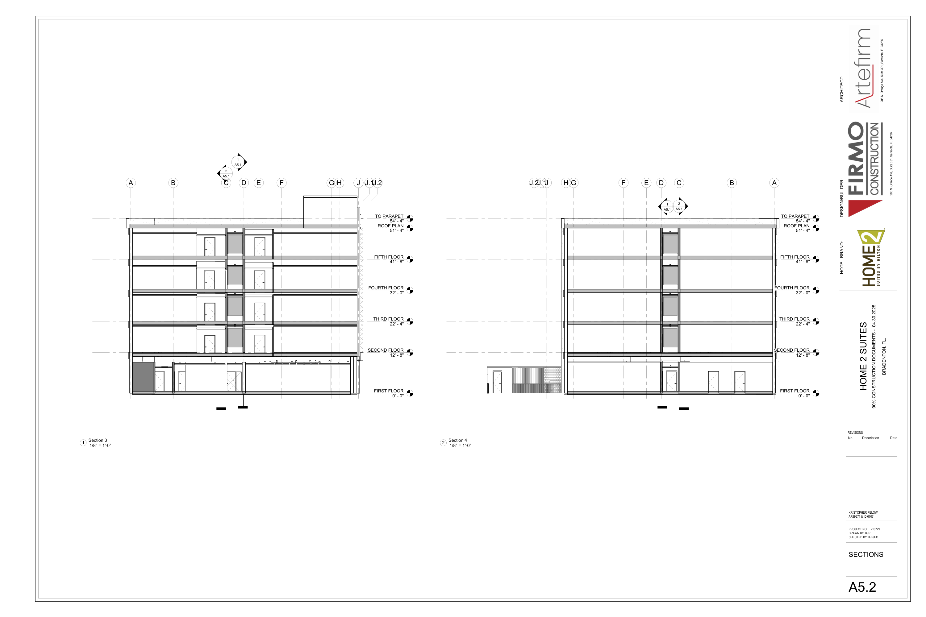 A5.2 Transverse Building Sections 3 and 4 original source