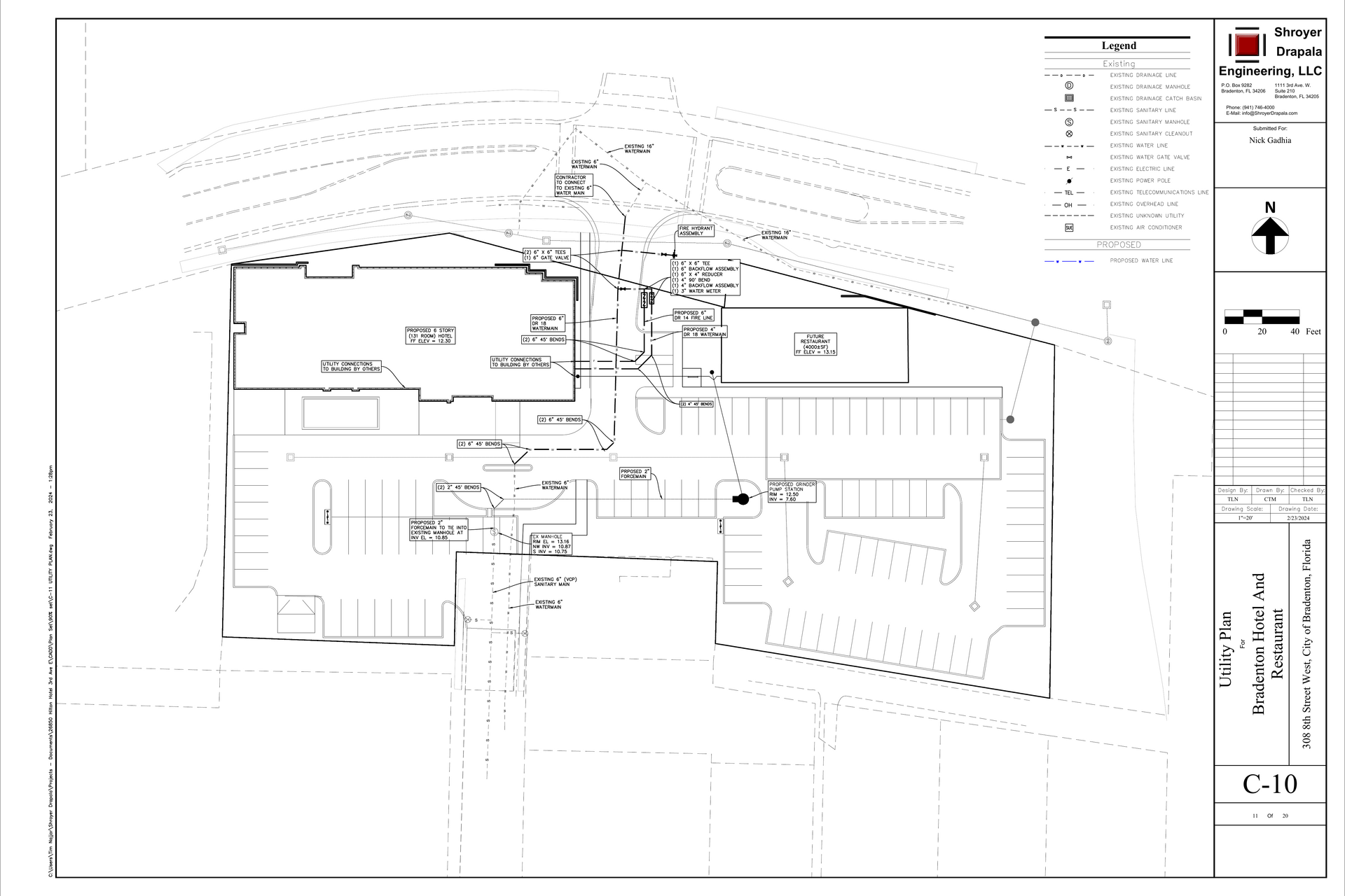 C-10 Utility Plan original civil source