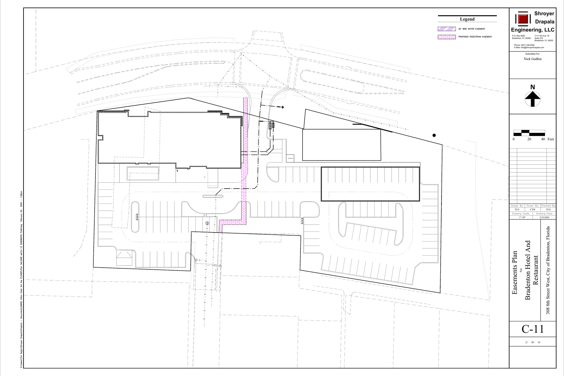 C-11 Easements Plan original civil source