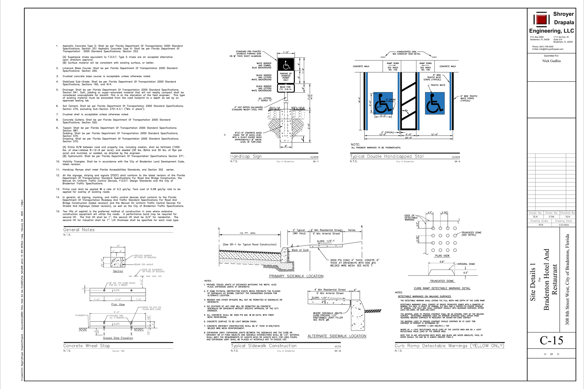 C-15 Site Details 1 original civil source