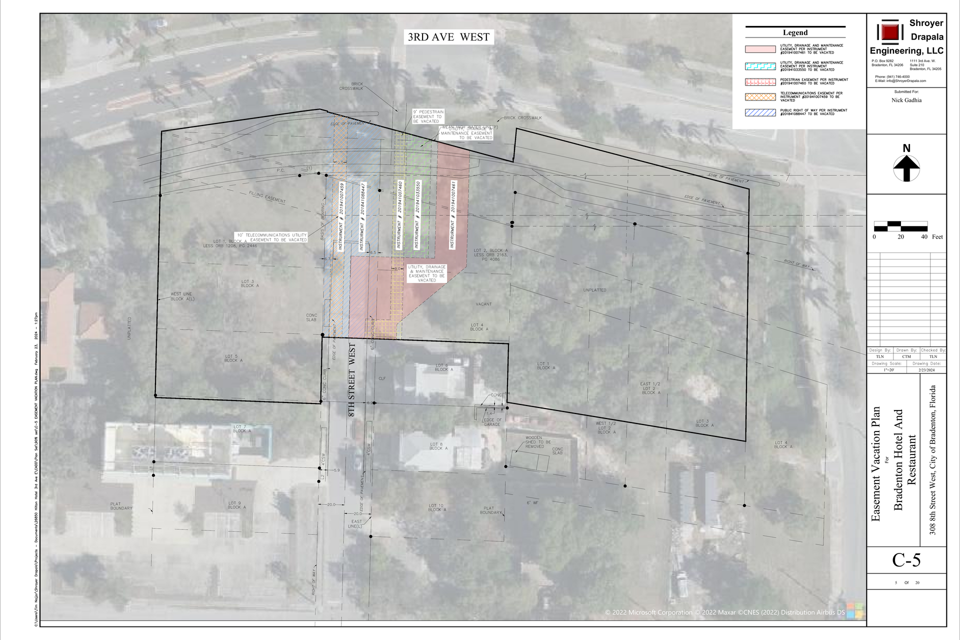 C-5 Easement Vacation Plan original civil source