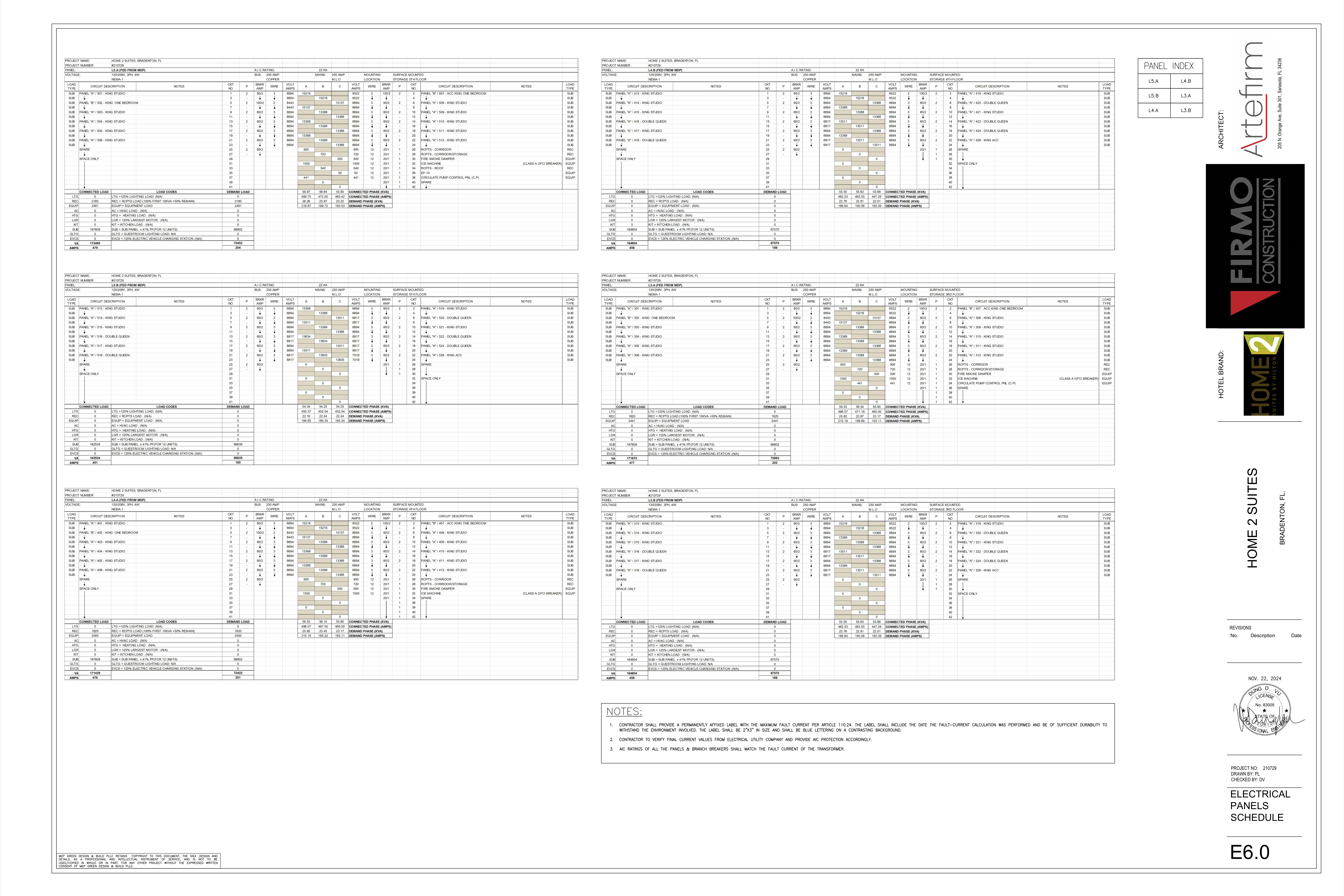 E6.0 Electrical Panels Schedule original source